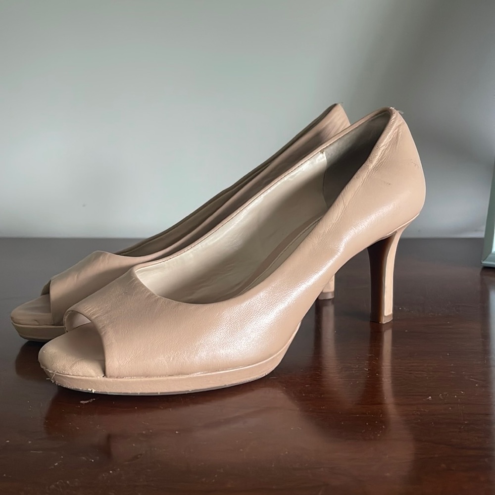 Alex Marie open Toe Nude Heels